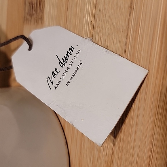 Rae Dunn COFFEE Studio Collection Mug Cup 15 oz Beige And Blue Inside NEW - Picture 2 of 6